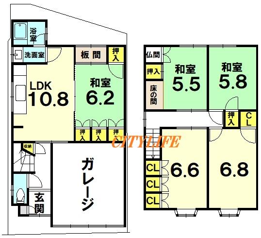 聚楽廻西町　一戸建